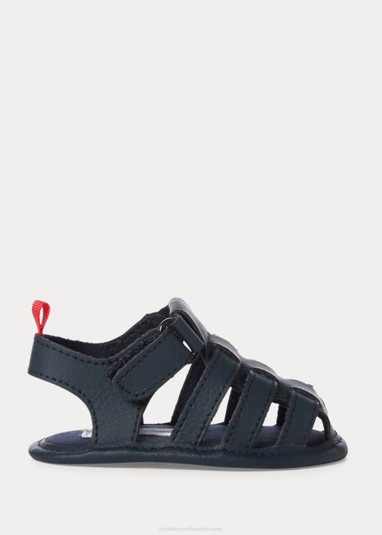 flåde baby Ralph Lauren darrell ii lædersandal Z426B8126