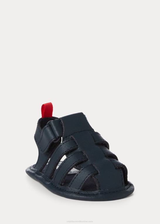 flåde baby Ralph Lauren darrell ii lædersandal Z426B8126