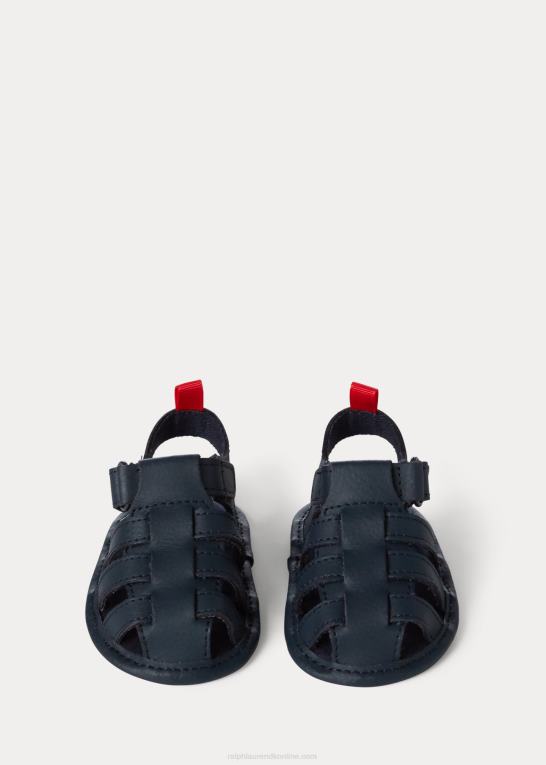 flåde baby Ralph Lauren darrell ii lædersandal Z426B8126