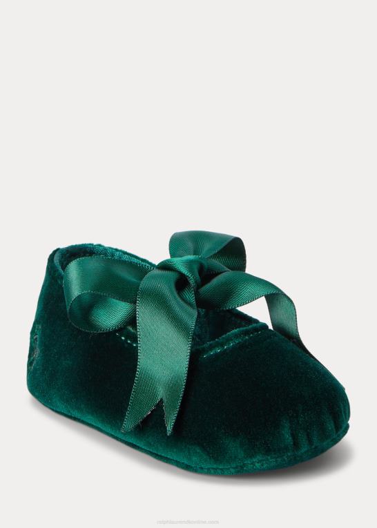 baby Ralph Lauren briley fløjl hjemmesko Z426B8347