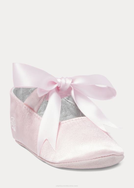 baby Ralph Lauren briley satin mary jane hjemmesko Z426B10043