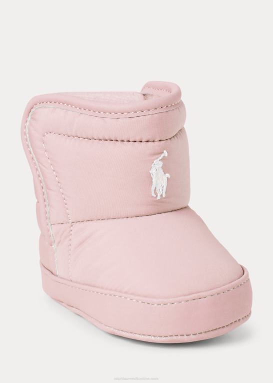 lys pink nylon baby Ralph Lauren hamilten ii ez støvle Z426B8349