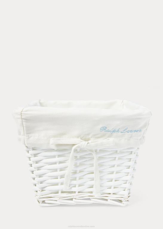 hvid baby Ralph Lauren lille flet kurv Z426B8100