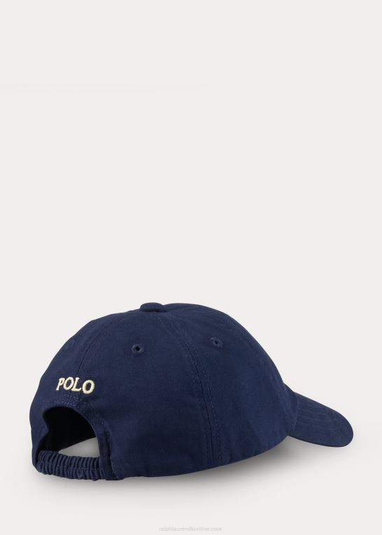flåde baby Ralph Lauren bomuld chino baseball kasket Z426B8016
