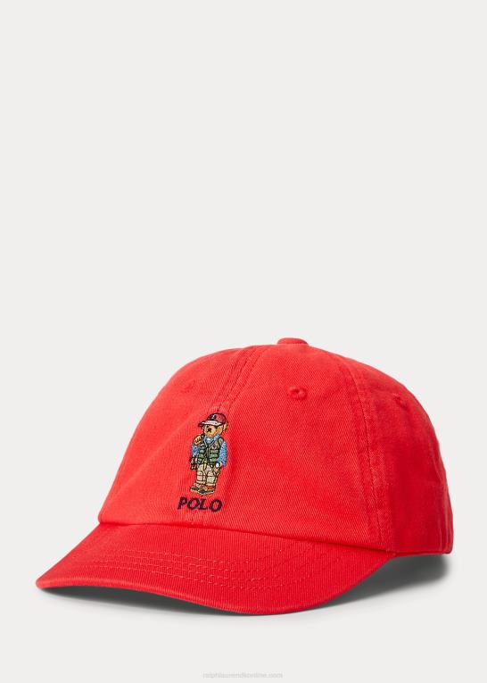 røde rev baby Ralph Lauren polo bear chino kuglehætte Z426B8337