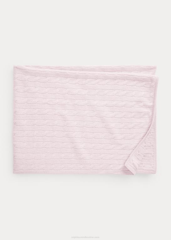 morgen pink baby Ralph Lauren kashmir tæppe Z426B8072