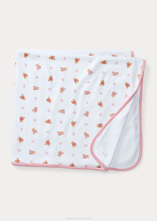 multi baby Ralph Lauren polobjørn vendbart tæppe Z426B8080