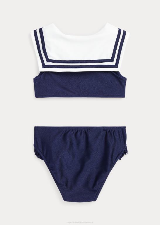 raffineret flåde baby Ralph Lauren nautisk stretch todelt badedragt Z426B7947