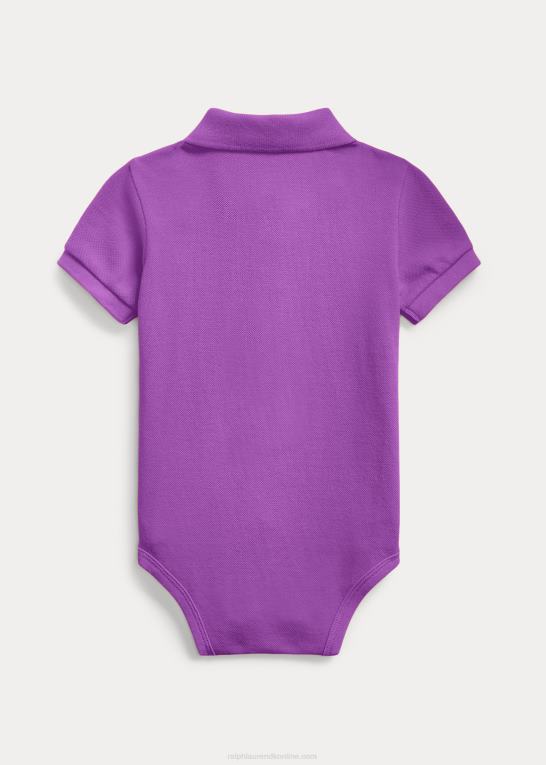 paloma lilla baby Ralph Lauren bomuld mesh polo bodysuit Z426B10007