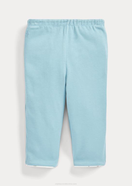 dreng havebjørn/blå seddel baby Ralph Lauren polobjørn vendbare bomuldsbukser Z426B7966