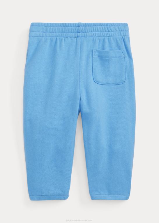 havneø blå baby Ralph Lauren spa-frotté joggingbukser med logo Z426B8311