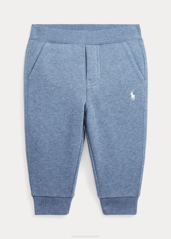 malere blå lyng baby Ralph Lauren fleece joggerbukser Z426B8310