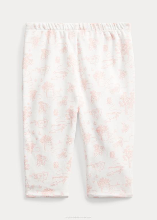 pink gingham/havetoile baby Ralph Lauren vendbare interlockbukser i gingham bomuld Z426B7972