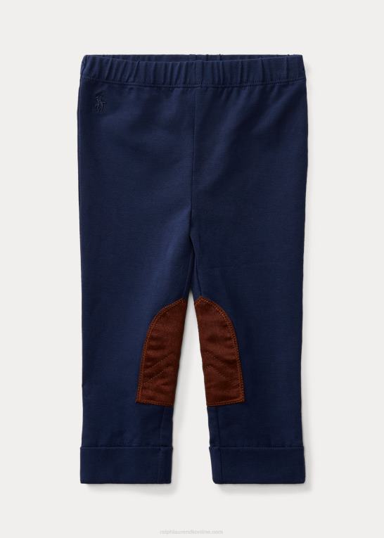 raffineret flåde baby Ralph Lauren legging i stretch jersey Z426B8290