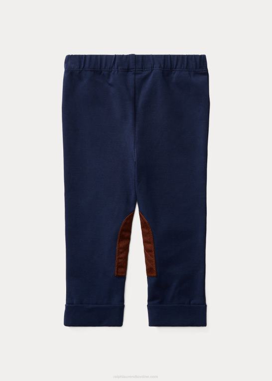 raffineret flåde baby Ralph Lauren legging i stretch jersey Z426B8290