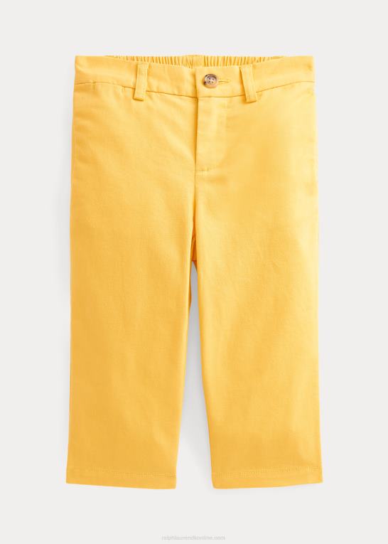 strand gul baby Ralph Lauren chinobukser i stretch i bomuld Z426B7969