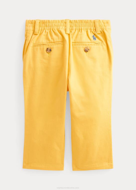 strand gul baby Ralph Lauren chinobukser i stretch i bomuld Z426B7969