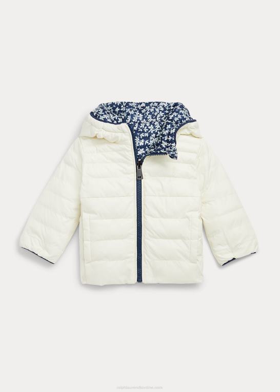 blomster-urtemælk baby Ralph Lauren blomstret vendbar vandafvisende jakke Z426B8015