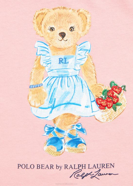 adirondack rose baby Ralph Lauren polo bear jersey tee kjole & bloomer Z426B7854