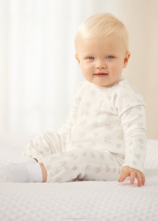 baby Ralph Lauren bomulds konvertible kjoleoverall Z426B8178