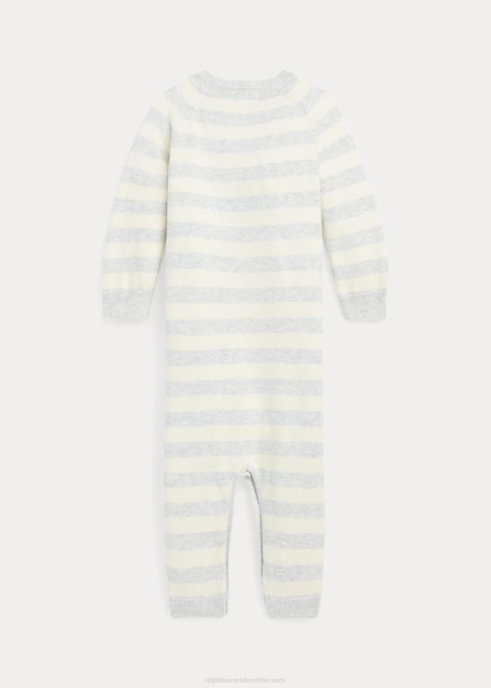 kvartslyng/klubhus baby Ralph Lauren bear bomuldstrøje overall Z426B7711