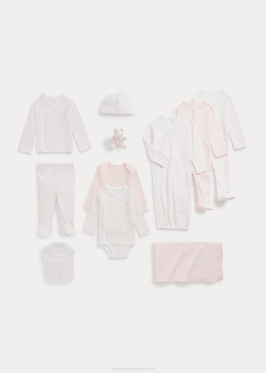 baby Ralph Lauren Gavesæt i 12 dele økologisk bomuld Z426B8216