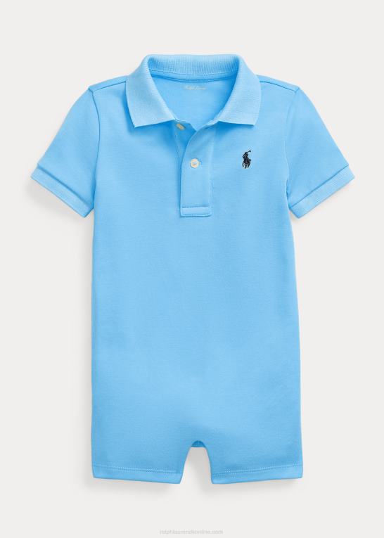 blå baby Ralph Lauren poloshorts i blød bomuld Z426B7658
