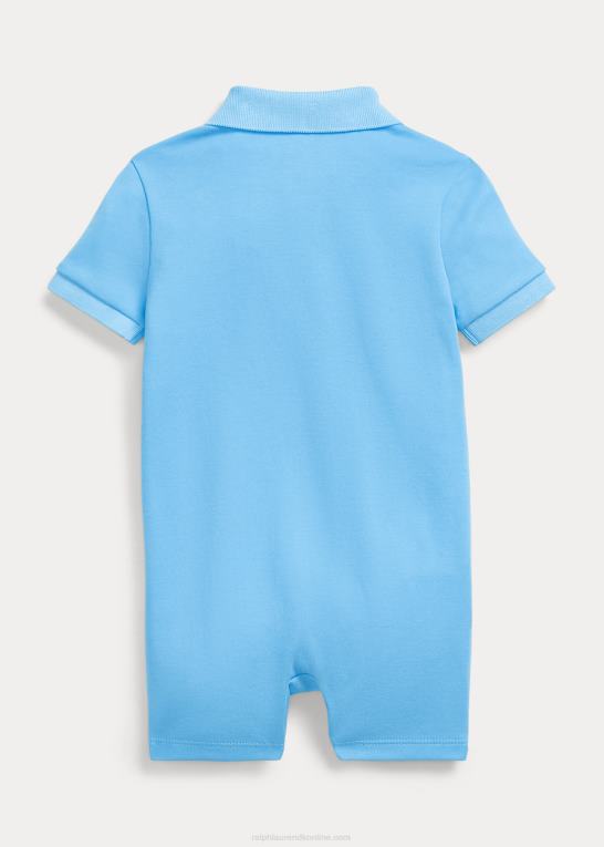blå baby Ralph Lauren poloshorts i blød bomuld Z426B7658