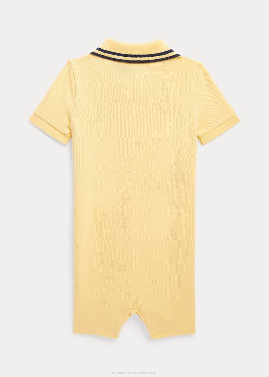 majsgul multi baby Ralph Lauren polo bjørn bomuld polo shortall Z426B8147
