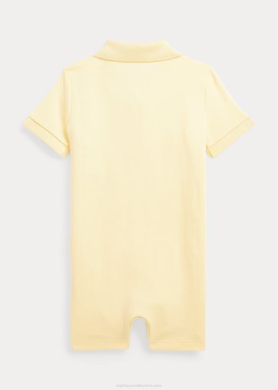 t-fugl gul baby Ralph Lauren poloshorts i blød bomuld Z426B7662