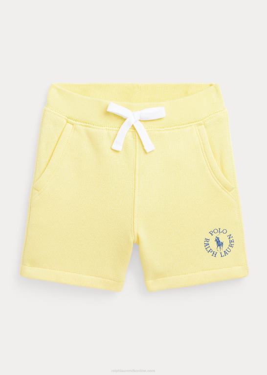 bristol gul baby Ralph Lauren stor pony logo fleece kort Z426B7924
