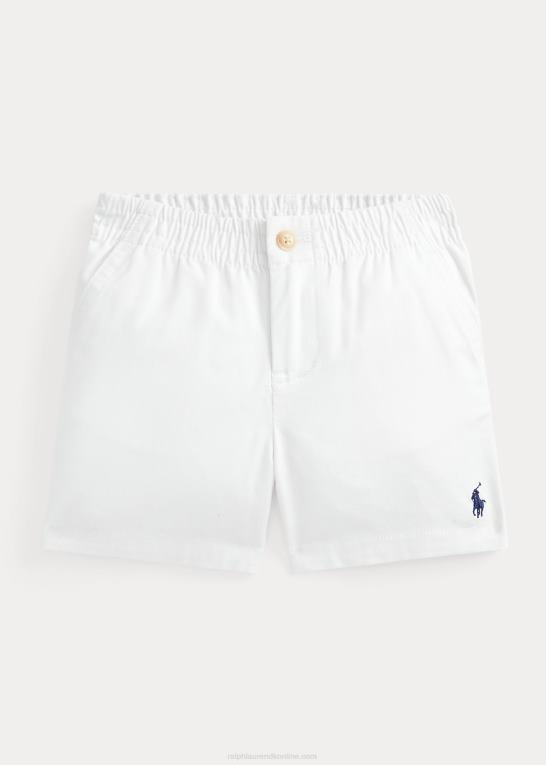 dækvask hvid baby Ralph Lauren polo prepster flex abrasion twill kort Z426B7905