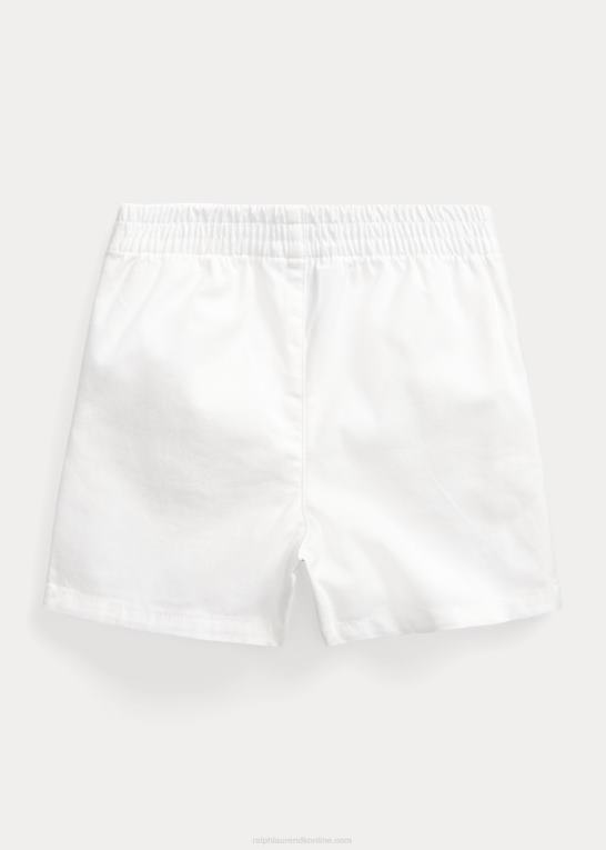 hvid baby Ralph Lauren stræk chino kort Z426B7902
