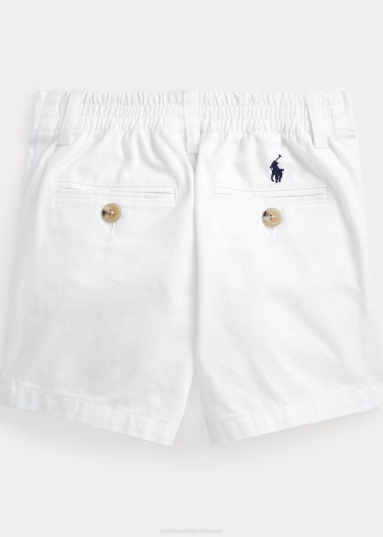 hvid baby Ralph Lauren stræk chino kort Z426B7907