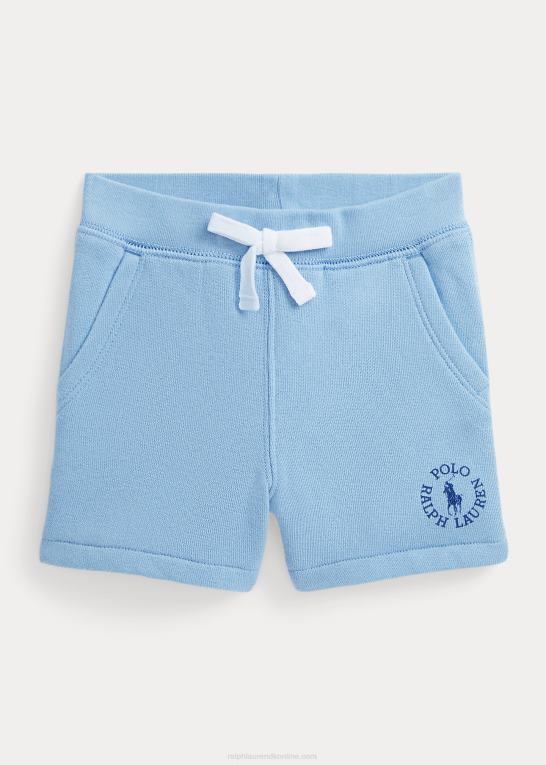 pudder blå baby Ralph Lauren stor pony logo fleece kort Z426B7923