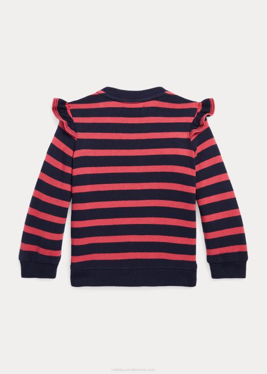 chilipeber multi baby Ralph Lauren stribet flæser spa frotté sweatshirt Z426B8304