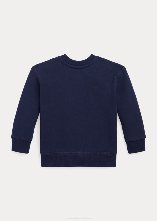 cruise navy voyager bjørn baby Ralph Lauren polo bear fleece sweatshirt Z426B8299