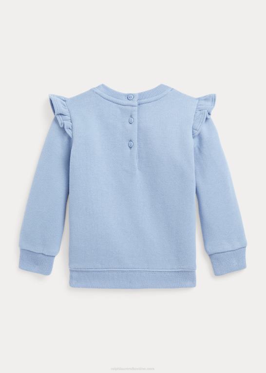 kanal blå baby Ralph Lauren polo bear fleece sweatshirt Z426B7978