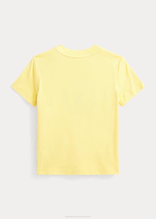 bristol gul baby Ralph Lauren T-shirt i bomuldsjersey med stor pony-logo Z426B7879