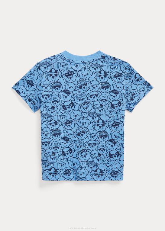 havneø blå/marine baby Ralph Lauren polo bear bomuldsjersey t-shirt Z426B7878
