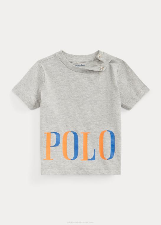 og over lyng baby Ralph Lauren T-shirt i bomuldsjersey med logo Z426B8255