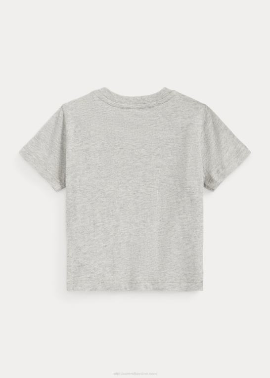 og over lyng baby Ralph Lauren T-shirt i bomuldsjersey med logo Z426B8255