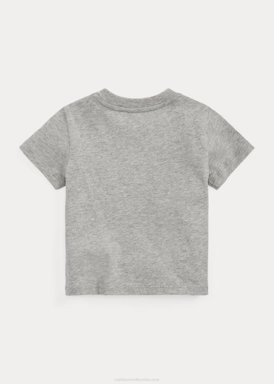 og over lyng baby Ralph Lauren T-shirt i bomuldsjersey med stor pony-logo Z426B8258