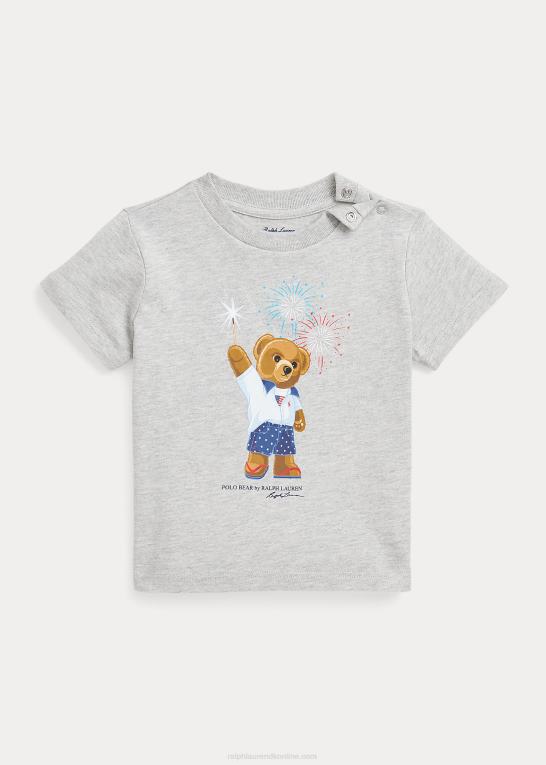 og over lyng baby Ralph Lauren polo bear bomuldsjersey t-shirt Z426B7876