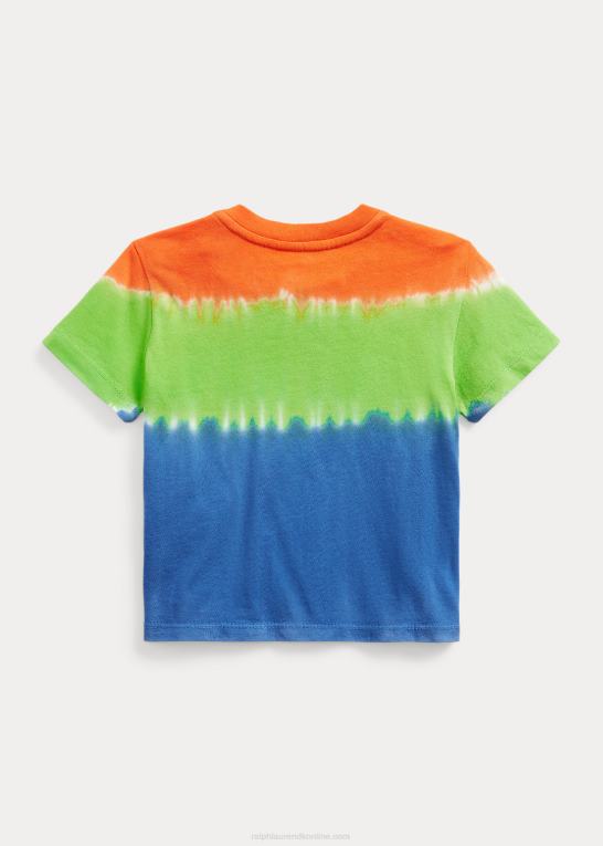 safir stjerne multi baby Ralph Lauren polo bear tie-dye bomuldsjersey t-shirt Z426B8249