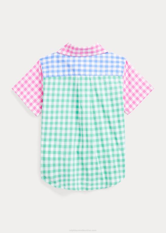 sjov skjorte baby Ralph Lauren poplin kortærmet sjov skjorte Z426B8277