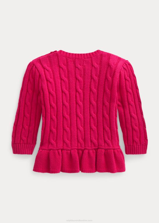 baby Ralph Lauren bomuld peplum sweater Z426B8313