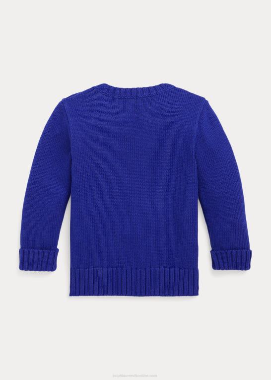 by kgl baby Ralph Lauren polo bear sweater med rund hals Z426B8319