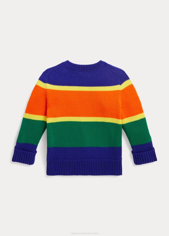 city ​​royal multi baby Ralph Lauren logo stribet bomuldstrøje Z426B8316