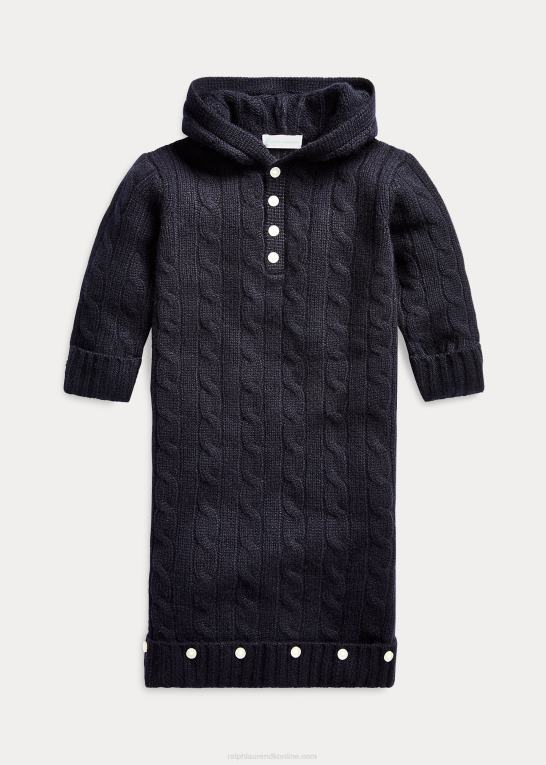 college flåde baby Ralph Lauren kabelstrikket kashmirspurv Z426B7756